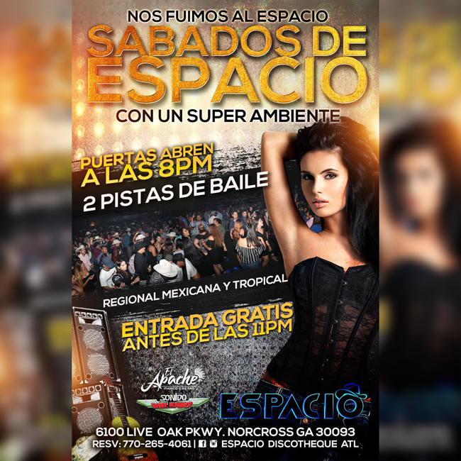 Events Espacio Discoteque ATL